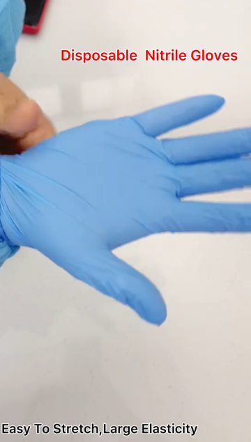 Safety and Protection Blue nitrile Gloves Food Service Gloves1