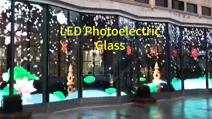 Tela de LED transparente