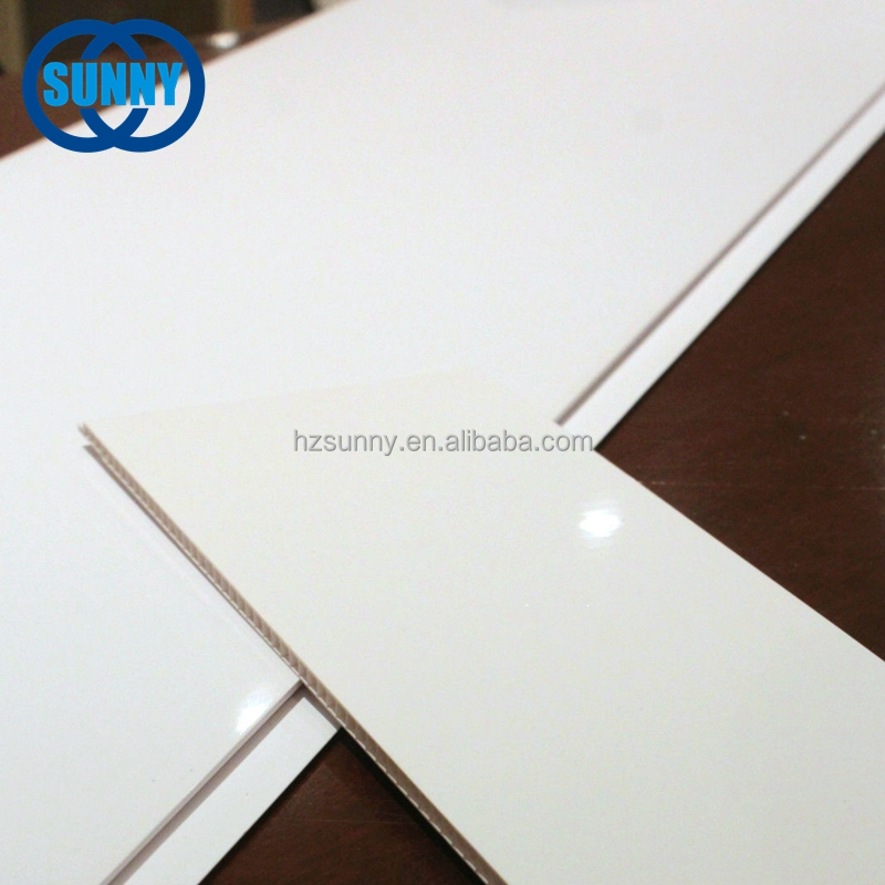 Gloss White Bathroom PVC Cladding Shower Wall Ceiling Panels Waterproof and fireproof1