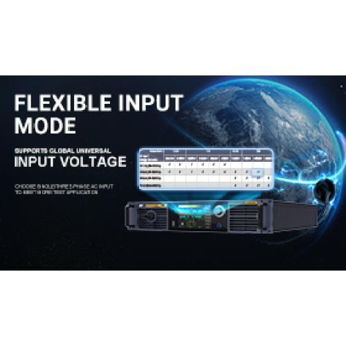 Fuente de alimentación de CC programable de amplio rango