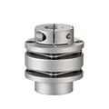 Direct Manufacturer Aluminum Magnetic Shaft Coupling Drive Shaft Stepped Double Diaphragm Flexible Coupling1