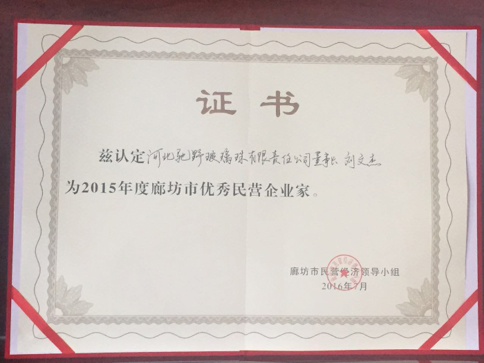 Chiye's Honor Certificate 12