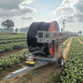 Farm Titans Irrigation System with Boom and Supply Hose Reel1