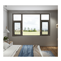 Thermal break double glazed aluminum casement window price favorable1