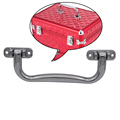 Luxury Cosmetic Case Iron Hardware Pulls and Decorative Handles1