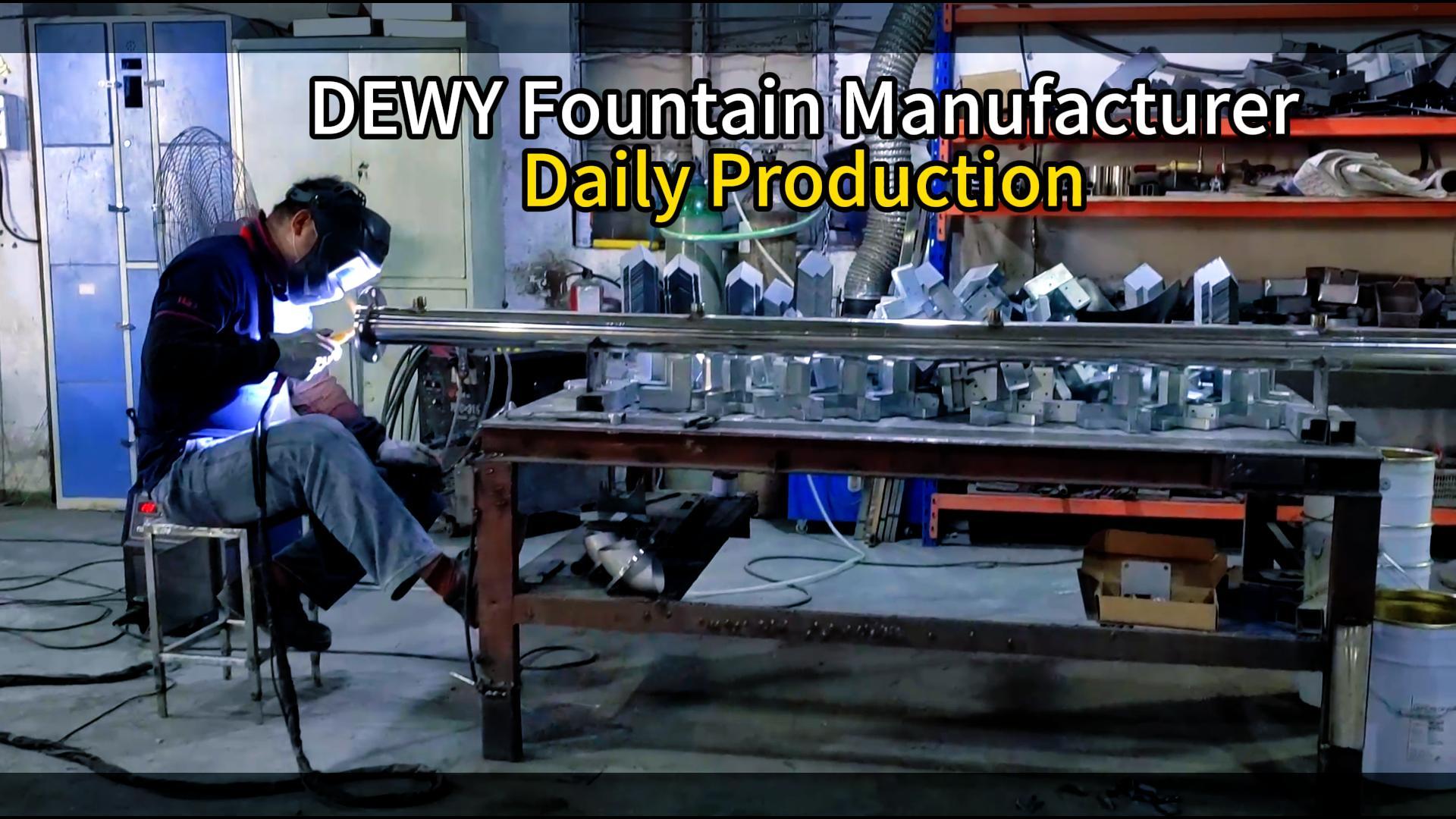 Fonte DEWY personalizada para produção diária