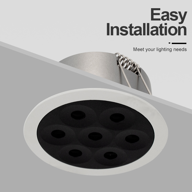 Neues Design rund quadratisch dimmbare LED -Downlight