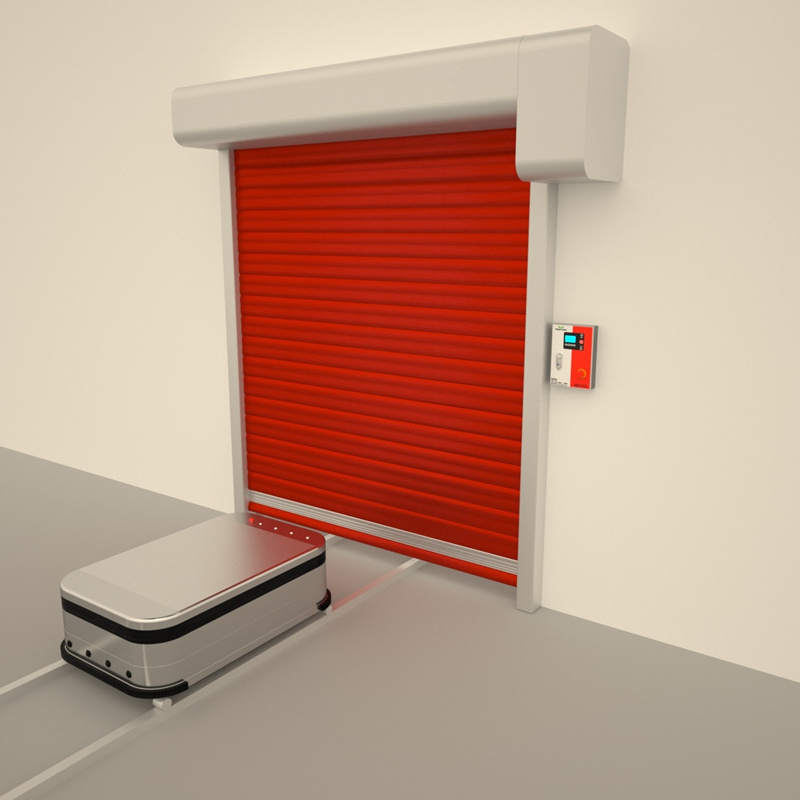 PVC rapid rolling door for AGV 