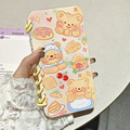 Cute Cartoon Cover Coil Notepad Flip Stand Phone Case for iPhone 16/15/14/13/12 Pro Max1