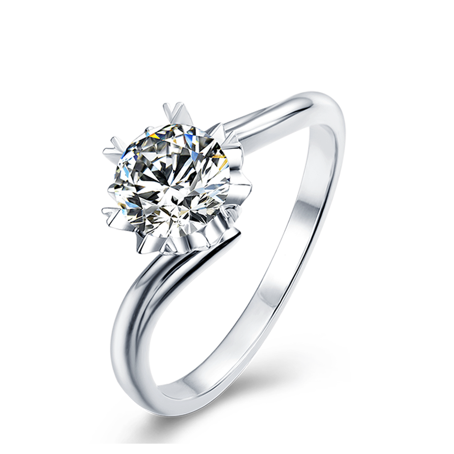 M01B moissanite women ring