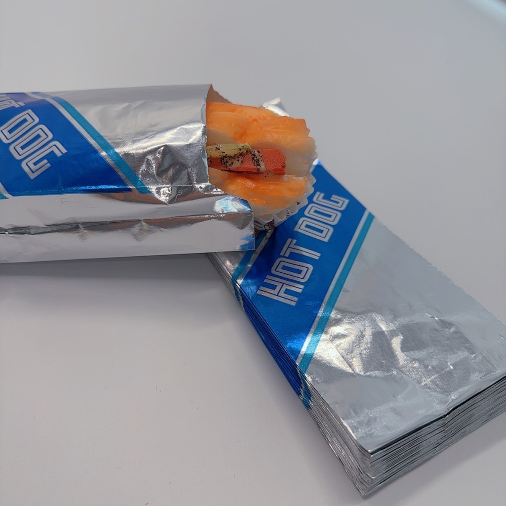 Caso personalizado de bolsa de papel de aluminio externo