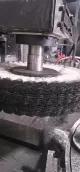 Roda rami pemoles sisal untuk stainless steel