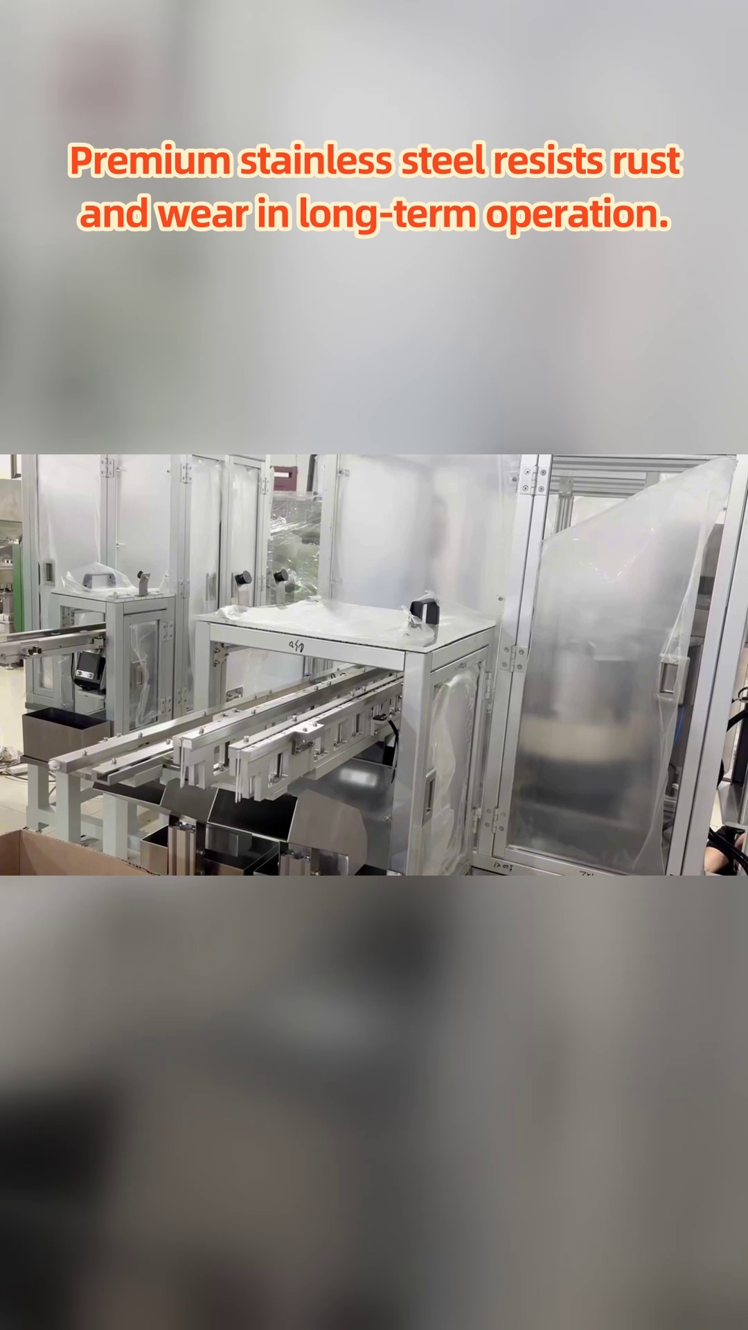 Alimentator liniar rezistent pentru transportul stabil al materialelor componentelor cu viteză continuă