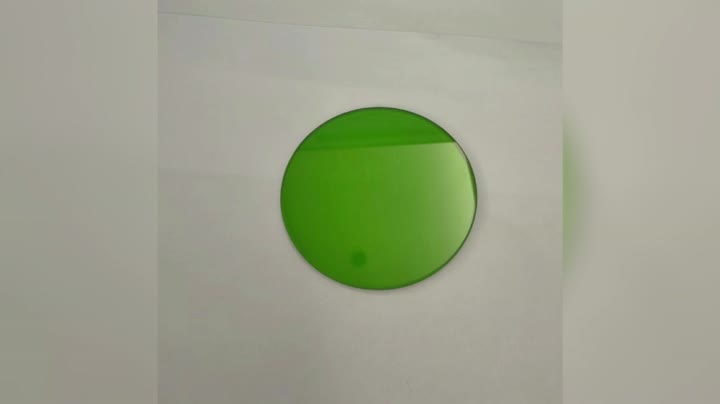 Vidrio verde de color óptico para máquinas médicas