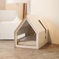 Nouveau design Assemblage intérieur moderne grande toile Balcone en bois massif salon Pet Cat Dotimable House1