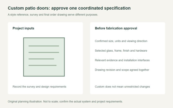 Custom Sliding Glass Patio Doors: Approve the Final Brief