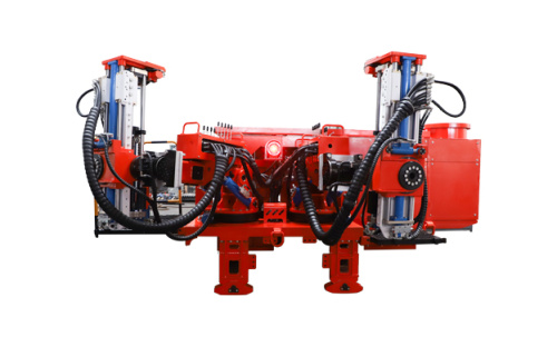 What safety precautions should be taken when operating a hydraulic anchor bolt drilling vehicle?