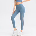 Contrast Mesh High Waist Fitness Leggings: Perfect Choice for Women's Sports Gym Wear and Yoga Tights Pants1