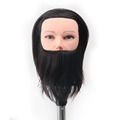 Wholesale Real Human Hair Men's Short Hair Model with Beard for Training Dummy Doll Head1