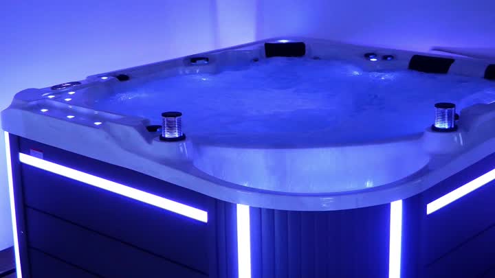 Overflow design jacuzzi spa HL-4801