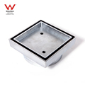 Smart Anti-Clogging Brass Tile Insert Drain with SS Filter for 115*115mm Outlet and 100mm Downflow - GUIDA 7261221