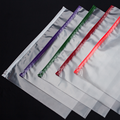 poli plastic transparent clothing zip lock custom ziplock bags clothes frosted zipper lock bag cloudy plastic bag1