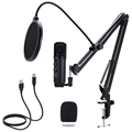 Professional USB Microphone for Vlogging, Gaming, and Podcasting - Wired Studio Recording Microphone1