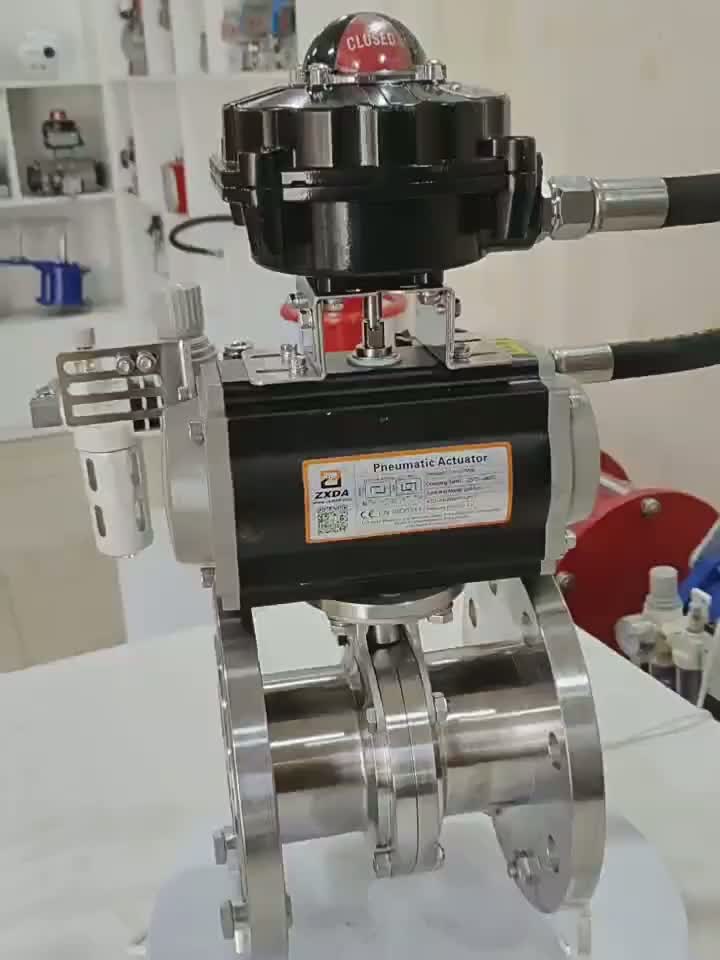 Усовершенствованные пневматические санитарные фланцевые клапаны бабочек для применений в процессе чистого процесса