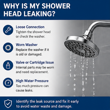 Why Is My Shower Head Leaking?