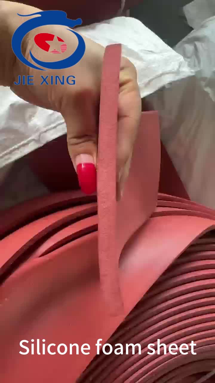 Folha de espuma de silicone