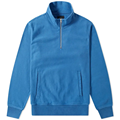 Mens Blank Quarter 1/4 Zip Up Pullover Cotton Hoodie για άντρες υψηλής ποιότητας1