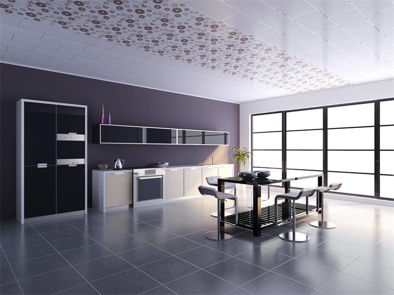 Gypsum laminado de PVC de alta calidad 2x4 Panel de techo Techo de PVC Cielo Sheet Tiles