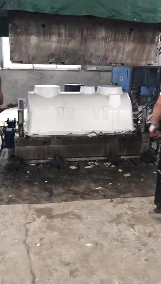 Watertank vier kolom diep tekenen Hydraulische drukper1