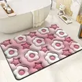 Custom 3D Visual Non-Slip Diatomite Bathroom Rug1