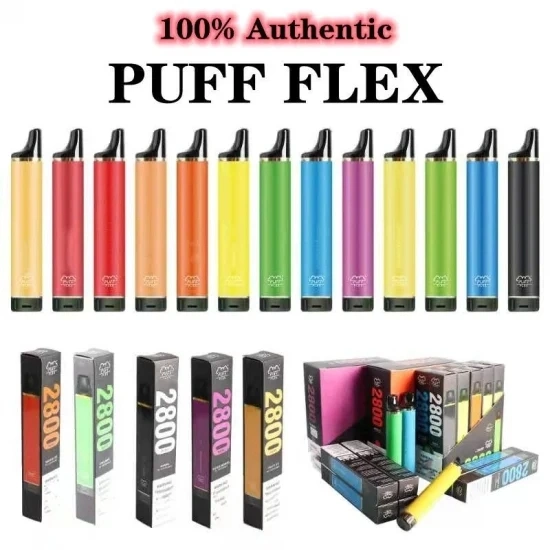 พัฟเฟล็กเฟล็ก 2800 พัฟอุปกรณ์ vape dispose puff bar flex 2800 puffs บุหรี่อิเล็กทรอนิกส์ 1