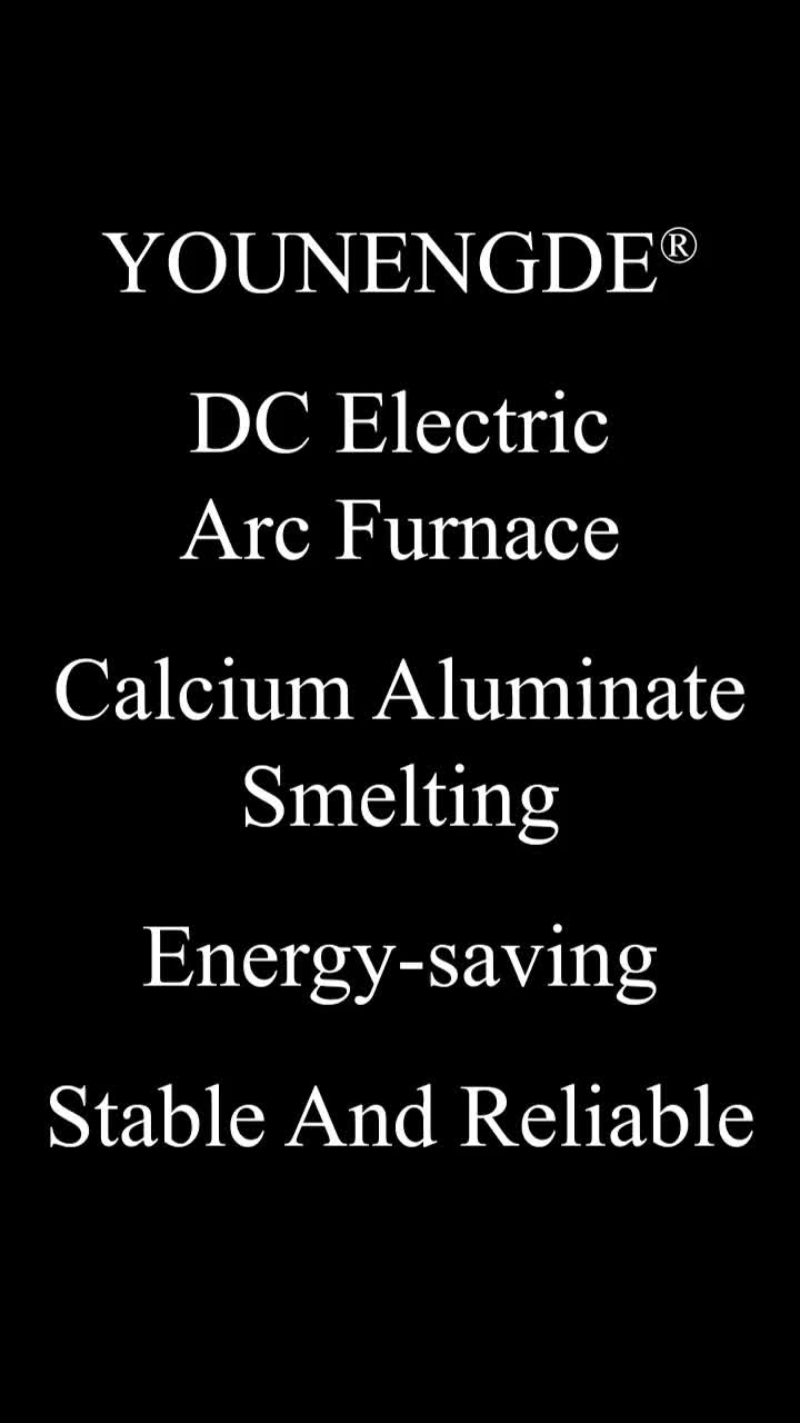 Calcium aluminate DC submerged arc furnace