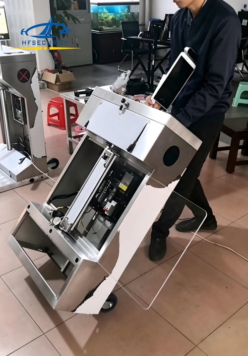 HFSecurity သည် မိုဘိုင်းလ် Turnstile Access Control Solution ကို ဖြန့်ကျက်ပြီး လုံခြုံရေး မြင့်မားသော Passage Management အတွက် ဆိုက်ကန့်သတ်ချက်များကို ချိုးဖောက်သည်