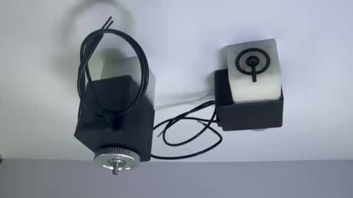 Válvula solenoide de CC con cable conductor