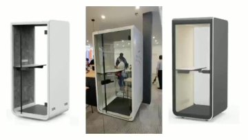New style lodon' telephone booth office Soundproof  phone booth Acoustic Office Phone Booth Pod1