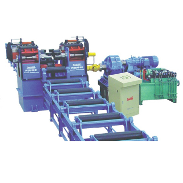 Hydraulic straightening machine for H beam