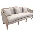 Farmhouse American Antique Wood Sectional Carved Sofa Set1