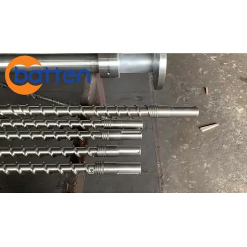 Carril de tornillo único 50/28 para extrusión