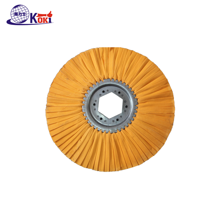 orange Z-type buffing wheel