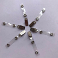 Stock Supply Metal ID Badge Clip with PVC Strap1