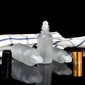 Custom White Frosted Essential Oil Roller Bottles - 5ml to 100ml with Logos and Colors1