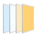 Tri-Color Flat Panel Light 620x620mm 595x595mm 20W 30W 36W LED for Office Hotel School - Two Color Change Light Panel1