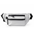 Ready-to-Ship High-Quality PU Leather Silver Vegan Fanny Pack1