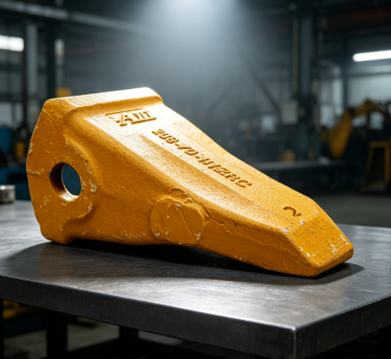 Abrasion-resistant excavator bucket teeth