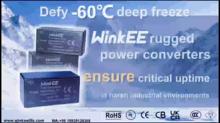 WinkEE PMR20H : Convertisseur AC/DC 20W pour températures extrêmes de -60°C