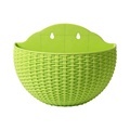 Semi Circular Rattan Wall Hanging Baskets for Gardens1